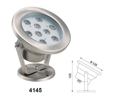 145x155mm Unterwasserscheinwerferlichter, Lichter der Niederspannungs-9W Unterwasser-LED