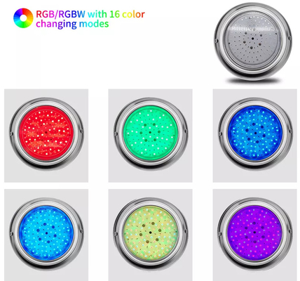 Pool-Licht-Unterwasseroberflächenberg Waterpoof 15W Inox 316L RGB LED Mehrfarben