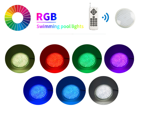 Plastik-RGB LED Pool-Licht-Astralersatz 18W 12V PAR56 Wechselstrom