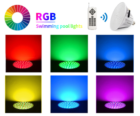 Farbe 12V 40W 35W RGB, die LED-Pool ändert, beleuchtet Unterwasserbirne des pool-E26 für Pentair